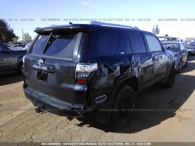 JTEBU5JR8E5198226 - 2014 TOYOTA 4RUNNER SR5/LIMITED/TRAIL BLACK photo 4