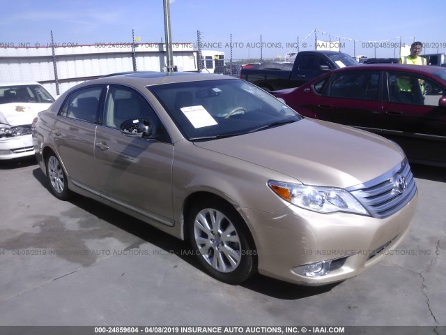 4T1BK3DB3BU434257 - 2011 TOYOTA AVALON LIMITED GOLD photo 1