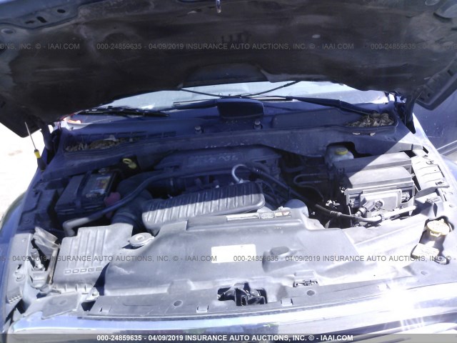 1D8HB48D45F537603 - 2005 DODGE DURANGO SLT BLUE photo 10