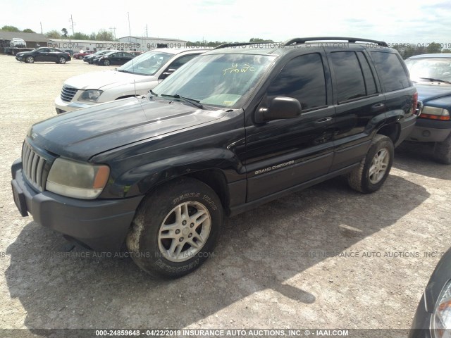 1J4GW48S34C184729 - 2004 JEEP GRAND CHEROKEE LAREDO/COLUMBIA/FREEDOM 黑色 照片 2