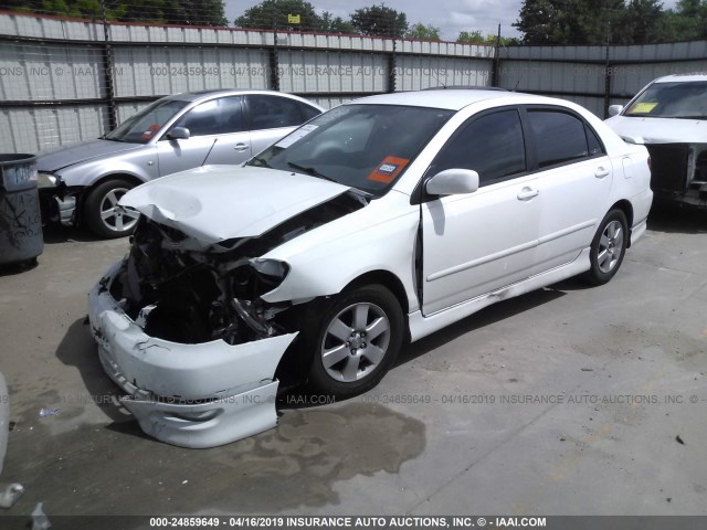 1NXBR32E38Z031980 - 2008 TOYOTA COROLLA CE/LE/S WHITE photo 2