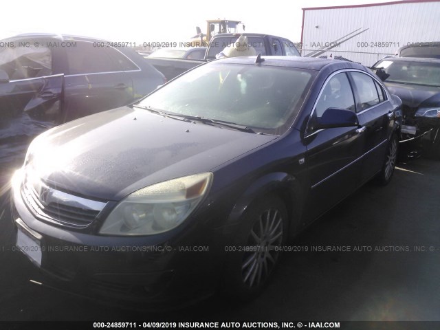 1G8ZV57758F113857 - 2008 SATURN AURA XR BLUE photo 2