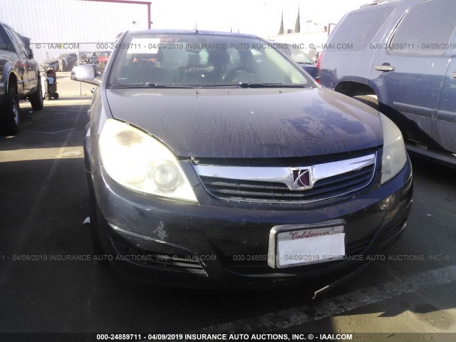 1G8ZV57758F113857 - 2008 SATURN AURA XR BLUE photo 6