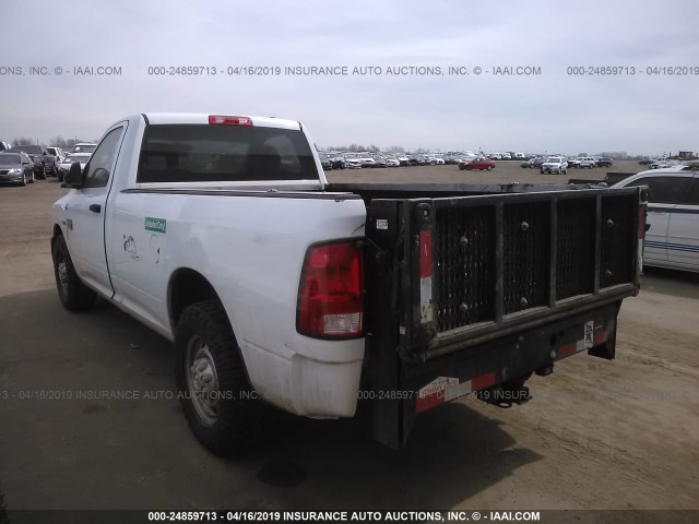 3D7LP2ET2BG618352 - 2011 DODGE RAM 2500 WHITE photo 3