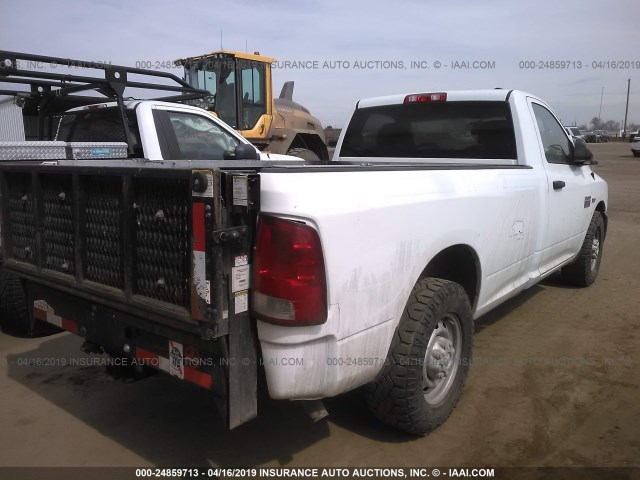 3D7LP2ET2BG618352 - 2011 DODGE RAM 2500 WHITE photo 4