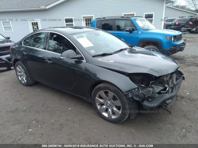 2G4GS5EV9C9161348 - 2012 BUICK REGAL PREMIUM GRAY photo 1