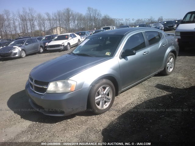 1B3LC56R88N539151 - 2008 DODGE AVENGER SXT GRAY photo 2