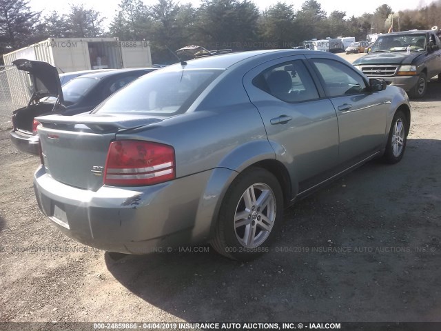 1B3LC56R88N539151 - 2008 DODGE AVENGER SXT GRAY photo 4