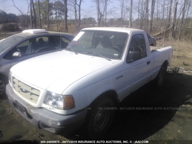 1FTYR10D82TA00606 - 2002 FORD RANGER WHITE photo 2