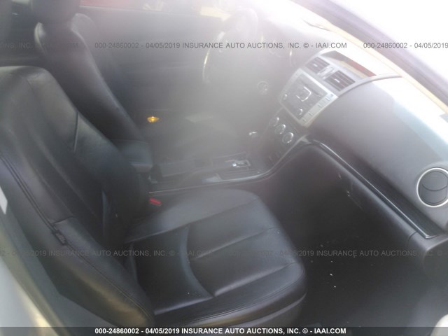 1YVHZ8CB6A5M05444 - 2010 MAZDA 6 S SILVER photo 5