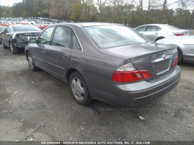 4T1BF28BX3U317933 - 2003 TOYOTA AVALON XL/XLS GRAY photo 3