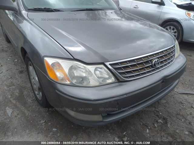 4T1BF28BX3U317933 - 2003 TOYOTA AVALON XL/XLS GRAY photo 6