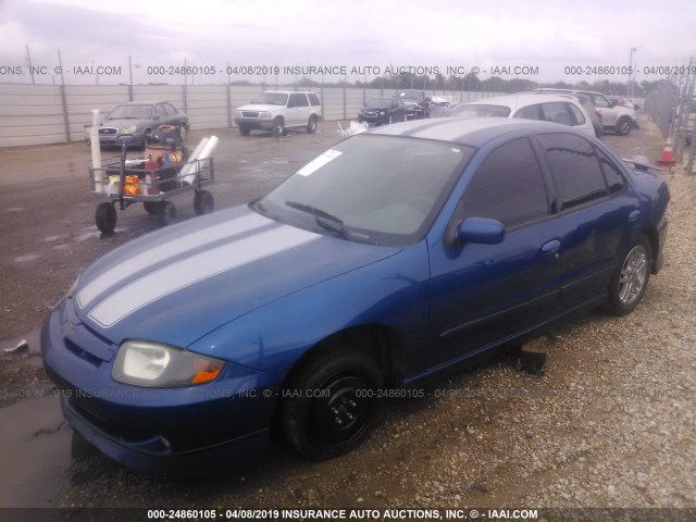 3G1JH52F74S168110 - 2004 CHEVROLET CAVALIER LS SPORT BLUE photo 2