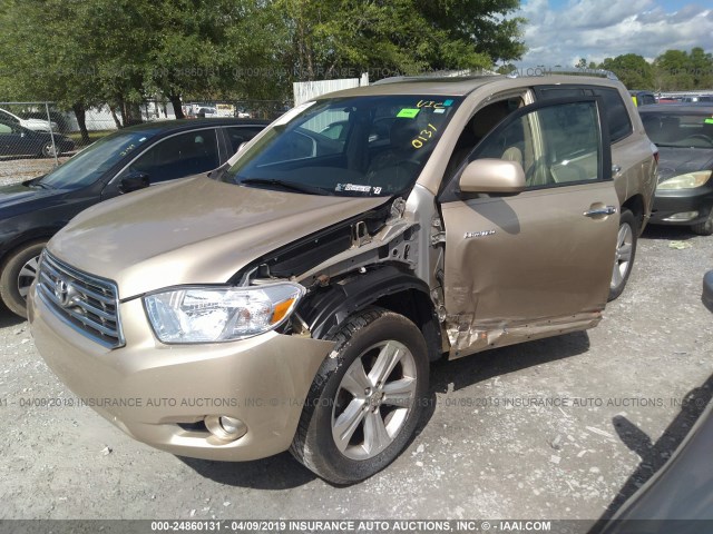 JTEES42A792138032 - 2009 TOYOTA HIGHLANDER LIMITED GOLD photo 2