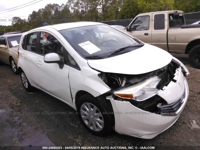 3N1CE2CP4EL387510 - 2014 NISSAN VERSA NOTE S/S PLUS/SV/SL WHITE photo 1