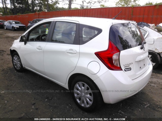 3N1CE2CP4EL387510 - 2014 NISSAN VERSA NOTE S/S PLUS/SV/SL WHITE photo 3