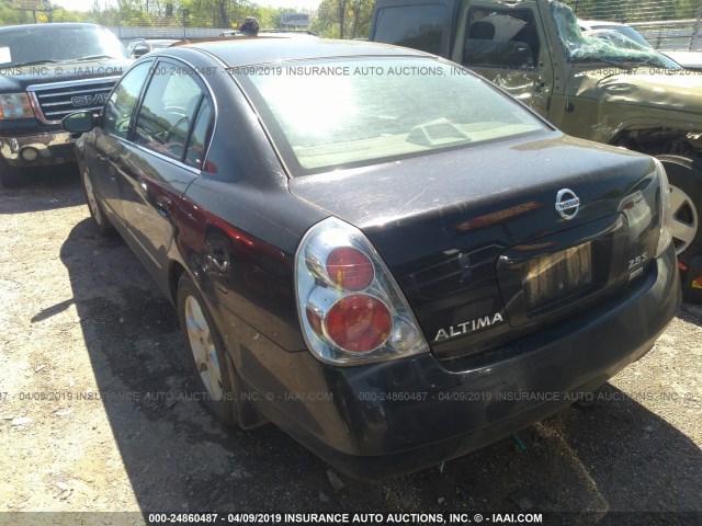 1N4AL11D96N371629 - 2006 NISSAN ALTIMA S/SL BLACK photo 3