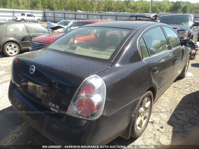 1N4AL11D96N371629 - 2006 NISSAN ALTIMA S/SL BLACK photo 4