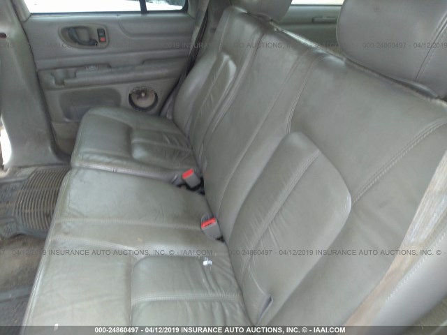 1GNDT13W9Y2136780 - 2000 CHEVROLET BLAZER BURGUNDY photo 8