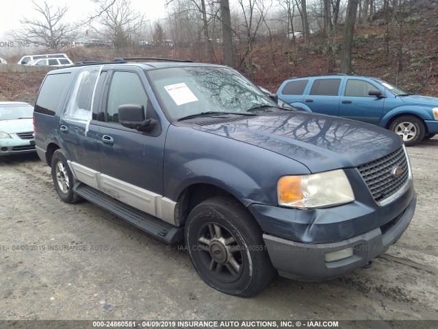 1FMFU16L73LC33491 - 2003 FORD EXPEDITION XLT BLUE photo 1