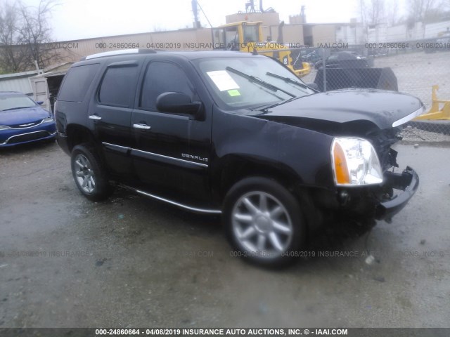 1GKFK63818J191642 - 2008 GMC YUKON DENALI BLACK photo 1