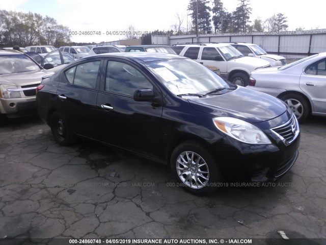 3N1CN7AP8EL835411 - 2014 NISSAN VERSA S/S PLUS/SV/SL შავი ფოტო 1