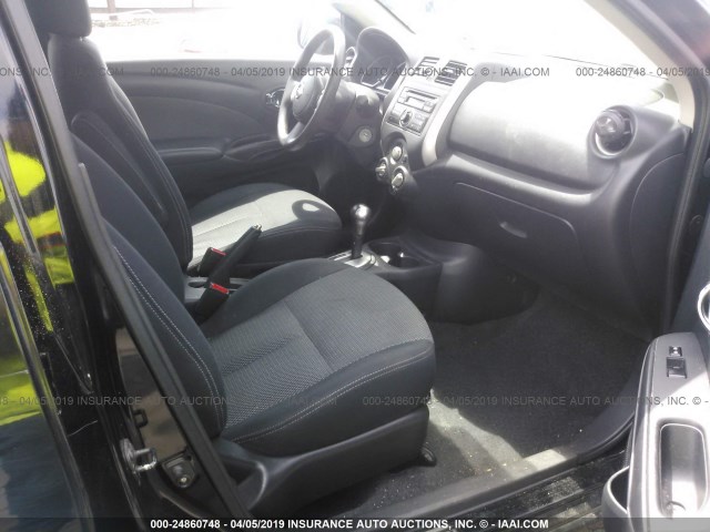 3N1CN7AP8EL835411 - 2014 NISSAN VERSA S/S PLUS/SV/SL შავი ფოტო 5