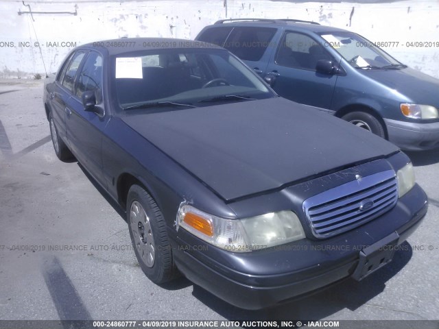 2FAFP71W15X115769 - 2005 FORD CROWN VICTORIA POLICE INTERCEPTOR GRAY photo 1