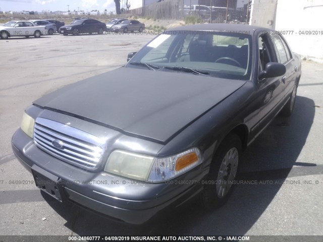 2FAFP71W15X115769 - 2005 FORD CROWN VICTORIA POLICE INTERCEPTOR GRAY photo 2