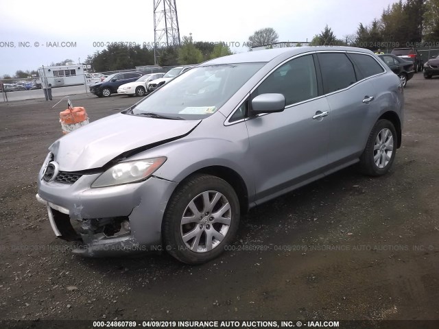 JM3ER293880197460 - 2008 MAZDA CX-7 SILVER photo 2