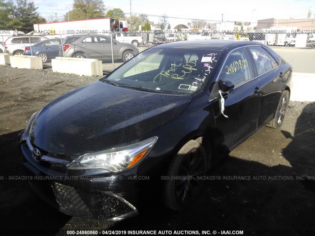 4T1BF1FK5FU948137 - 2015 TOYOTA CAMRY LE/XLE/SE/XSE BLACK photo 2