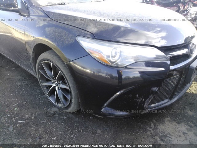 4T1BF1FK5FU948137 - 2015 TOYOTA CAMRY LE/XLE/SE/XSE BLACK photo 6