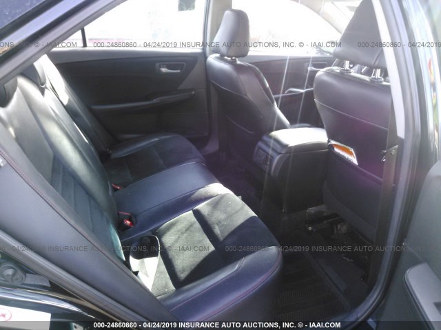 4T1BF1FK5FU948137 - 2015 TOYOTA CAMRY LE/XLE/SE/XSE BLACK photo 8