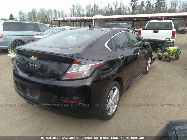 1G1RA6S5XHU209761 - 2017 CHEVROLET VOLT LT BLACK photo 4