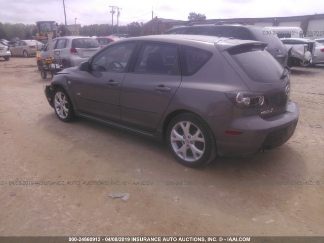 JM1BK143X71679809 - 2007 MAZDA 3 HATCHBACK GRAY photo 3