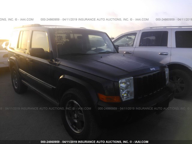 1J8HH48K26C171275 - 2006 JEEP COMMANDER BLUE photo 1