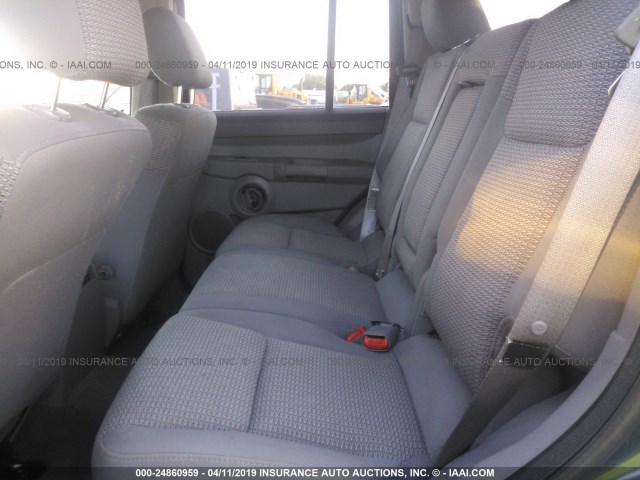 1J8HH48K26C171275 - 2006 JEEP COMMANDER BLUE photo 8