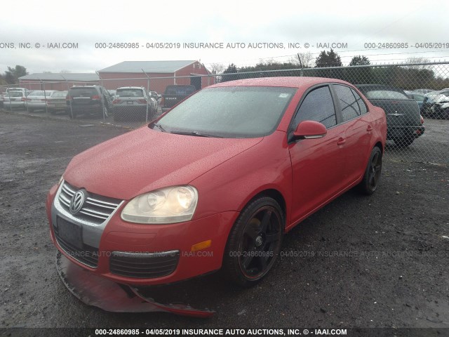 3VWPF71K47M189777 - 2007 VOLKSWAGEN JETTA 2.5 RED photo 2