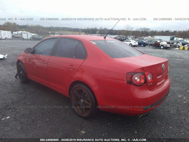 3VWPF71K47M189777 - 2007 VOLKSWAGEN JETTA 2.5 RED photo 3