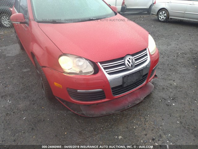 3VWPF71K47M189777 - 2007 VOLKSWAGEN JETTA 2.5 RED photo 6