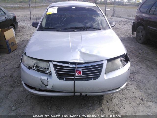 1G8AJ58F66Z119130 - 2006 SATURN ION LEVEL 2 银色 照片 6