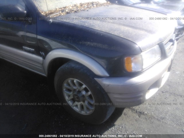 4S6CK58WXY4411507 - 2000 HONDA PASSPORT EX/LX 黑色 照片 6