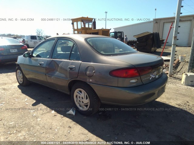 1FAFP13P5WW160942 - 1998 FORD ESCORT SE/SPORT GRAY photo 3