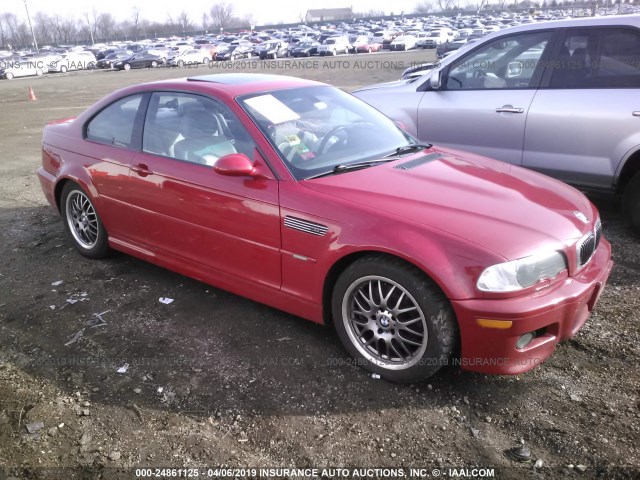 WBSBL93452JR17041 - 2002 BMW M3 RED photo 1