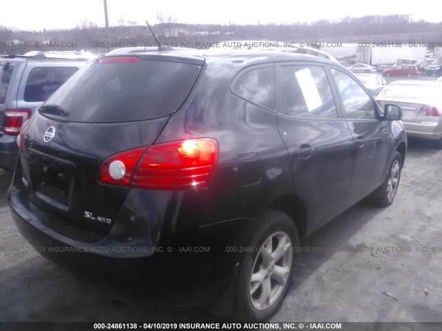 JN8AS58V58W129201 - 2008 NISSAN ROGUE S/SL 黑色 照片 4