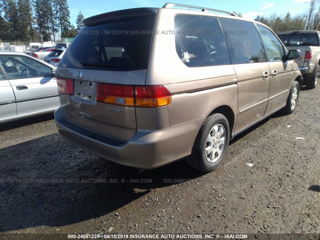 5FNRL18703B129741 - 2003 HONDA ODYSSEY EXL GOLD photo 4