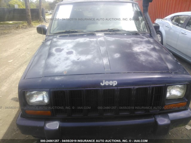 1J4FJ68S2WL190952 - 1998 JEEP CHEROKEE SPORT/CLASSIC BLUE photo 6