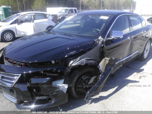 2G1125S39J9133231 - 2018 CHEVROLET IMPALA PREMIER BLACK photo 6