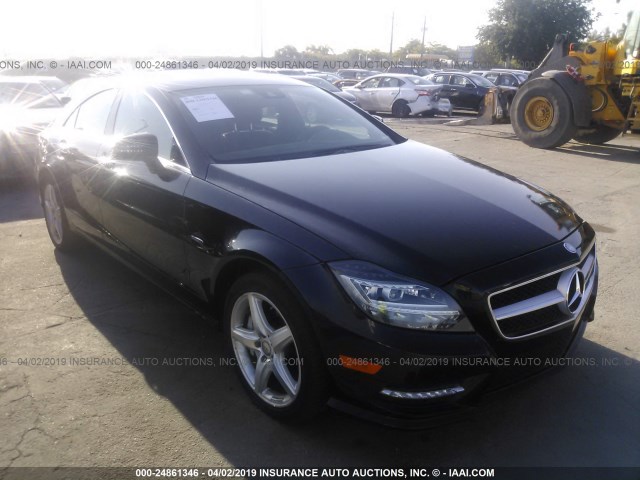 WDDLJ9BB1CA045272 - 2012 MERCEDES-BENZ CLS 550 4MATIC BLACK photo 1