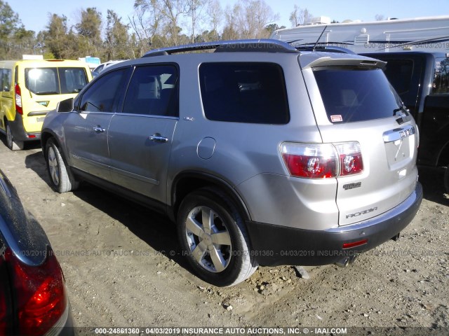 1GKEV33707J100593 - 2007 GMC ACADIA SLT-2 SILVER photo 3